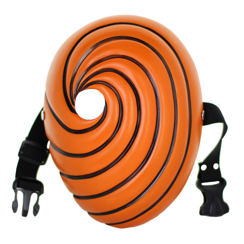 Anime Cosplay Obito - 日本アニメ漫画ユニセックストビオビト暁忍者マダラ仮面舞踏会コスプレフルフェイス樹脂パーティーマスク