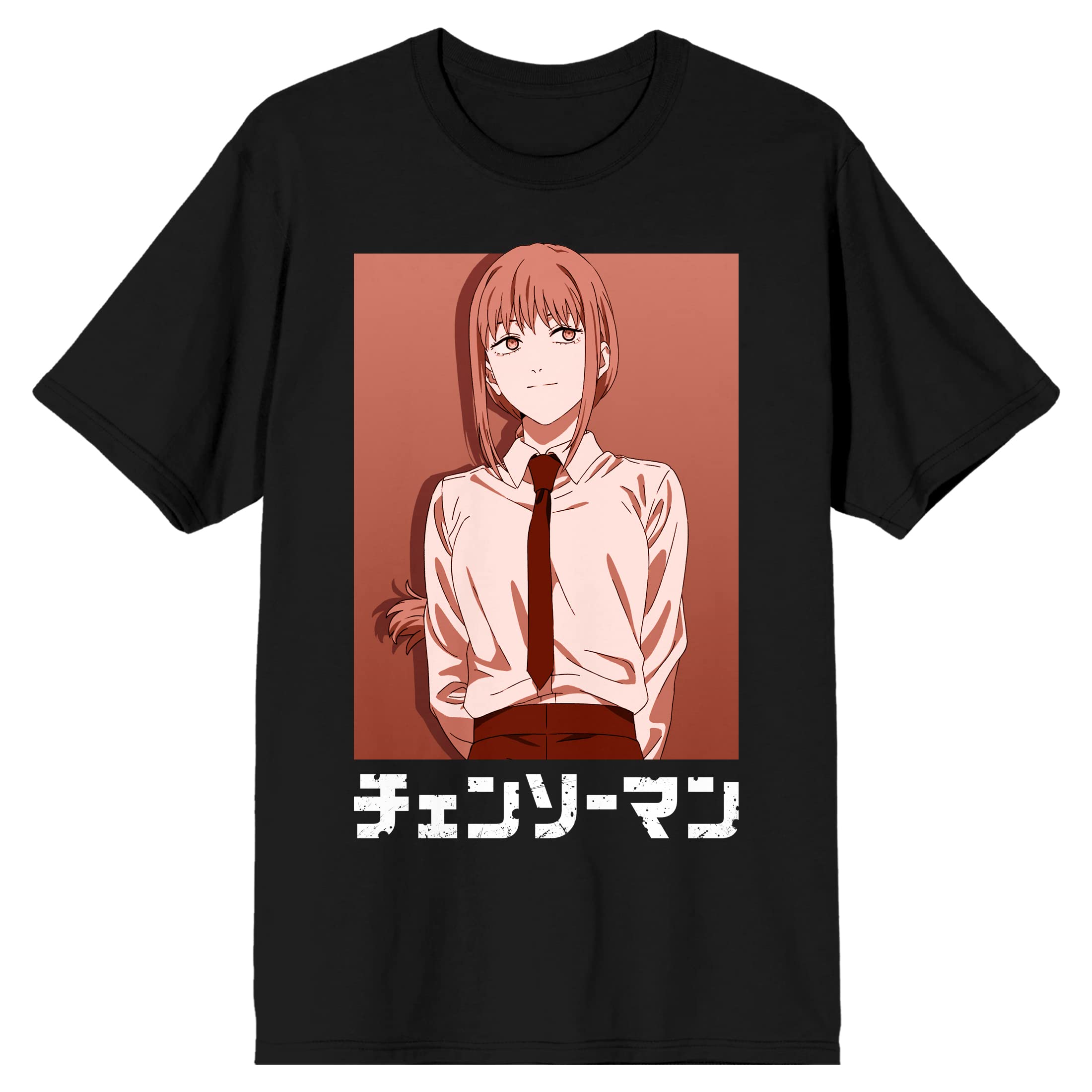 Anime Cosplay Makima - チェーンソーマンマキマアニメプリント Tシャツ 2026 新しい夏ユニセックス特大ストリートカジュアル半袖 Tシャツトップス