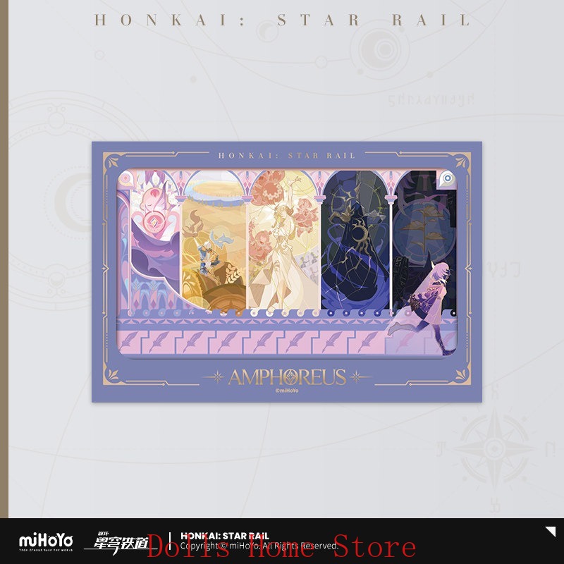 Anime Cosplay Series - アニメ Honkai: スターレール コスプレ漫画「創造の書」シリーズ グレーティングコレクションカード デスクトップディスプレイオーナメントギフト