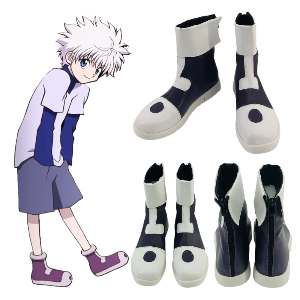 Cosplay Anime Killua Zoldyck - キルア・ゾルディック コスプレ靴 アニメ HUNTER×HUNTER キルア・ゾルディック 靴