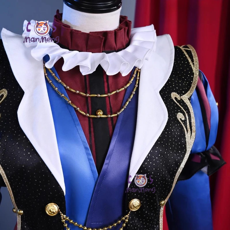 Anime Cosplay Mujer - アニメ PJSK 天馬つかさ tks tms コスプレ衣装ハロウィンパーティーゴージャスな制服ウィッグ小道具女性男性スーツサーカス衣装