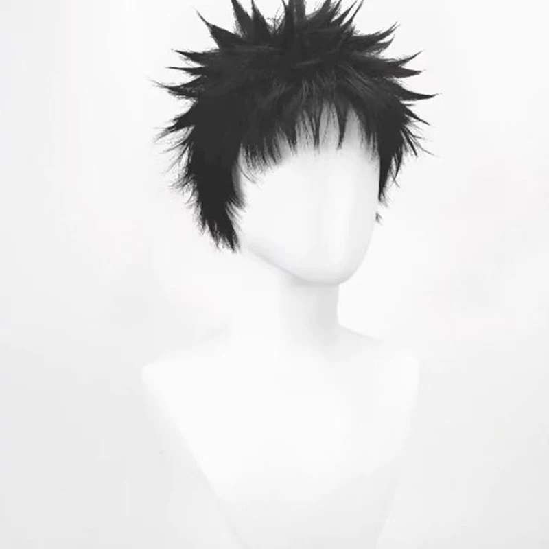Anime Cosplay Obito - プレミアム衣装 HOKAGE NINJA うちはオビト コスプレ 合成ショートストレート
