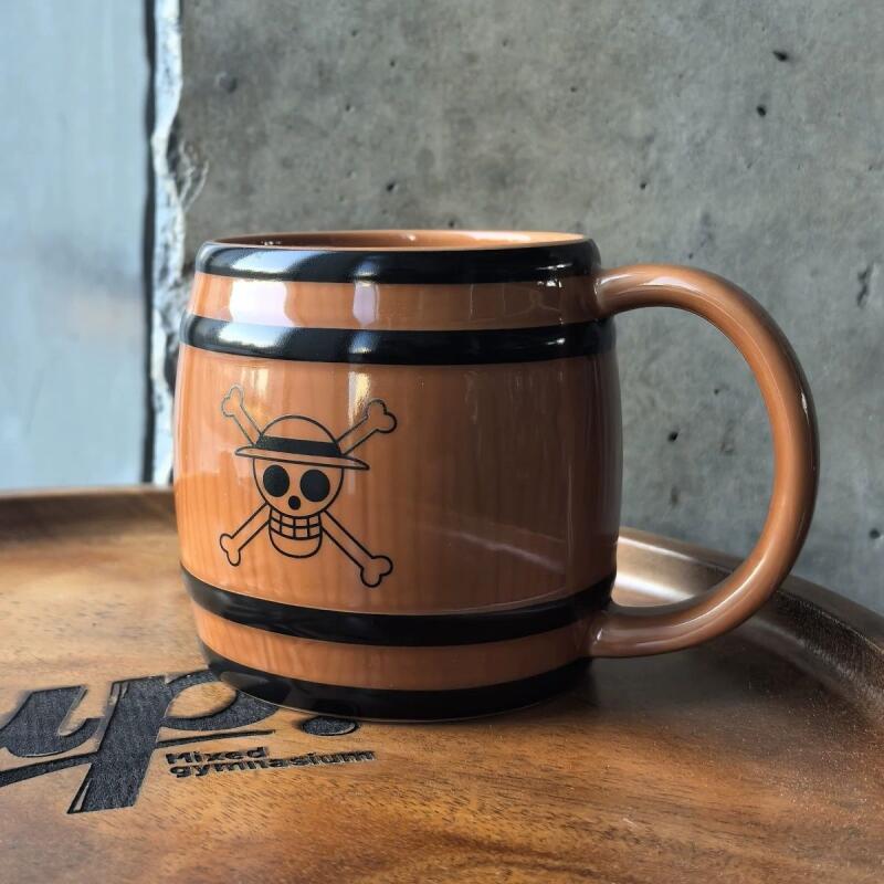 One Piece Straw Hat - ワンピース セラミックカップ 麦わら帽子 バケットマグ 漫画コーヒーカップ 可愛いアニメ