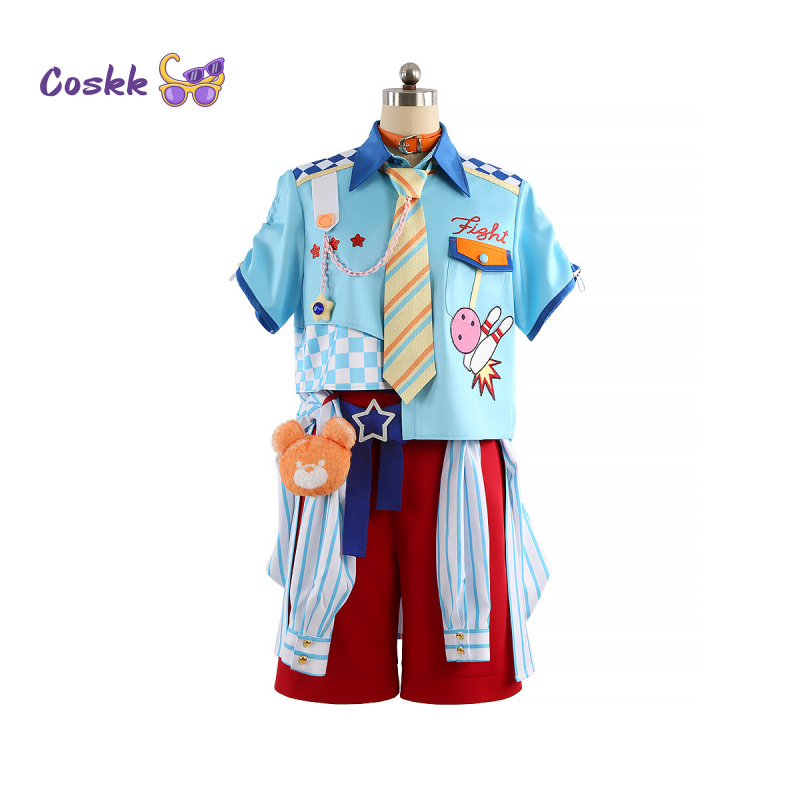 Anime Cosplay Mujer - ゲームアンサンブルスター nito nazuna/結城マコト/Resu Q コスプレ衣装ファンシーパーティー制服ハロウィンカーニバル女性男性服
