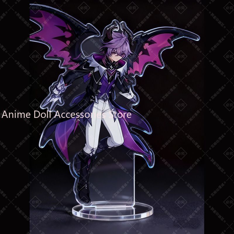 Anime Cosplay Props - アニメ原神インパクトデュリンアクリルスタンドモデルフィギュアコスプレスタンディングプレートデスクトップディスプレイおもちゃファンコレクションギフト
