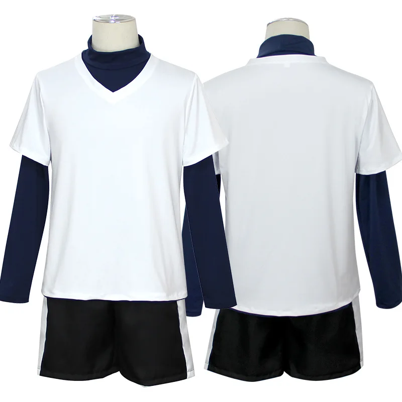 Cosplay Anime Killua Zoldyck - 在庫あり キルア・ゾルディック コスプレ衣装 ハンター ハンタ・キルア・ゾルディック Tシャツ