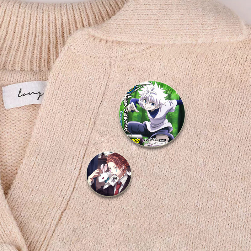 ハンター × ハンターアニメブローチラウンドゾルディックキル - Cosplay Anime Killua Zoldyck のレビューと価格
