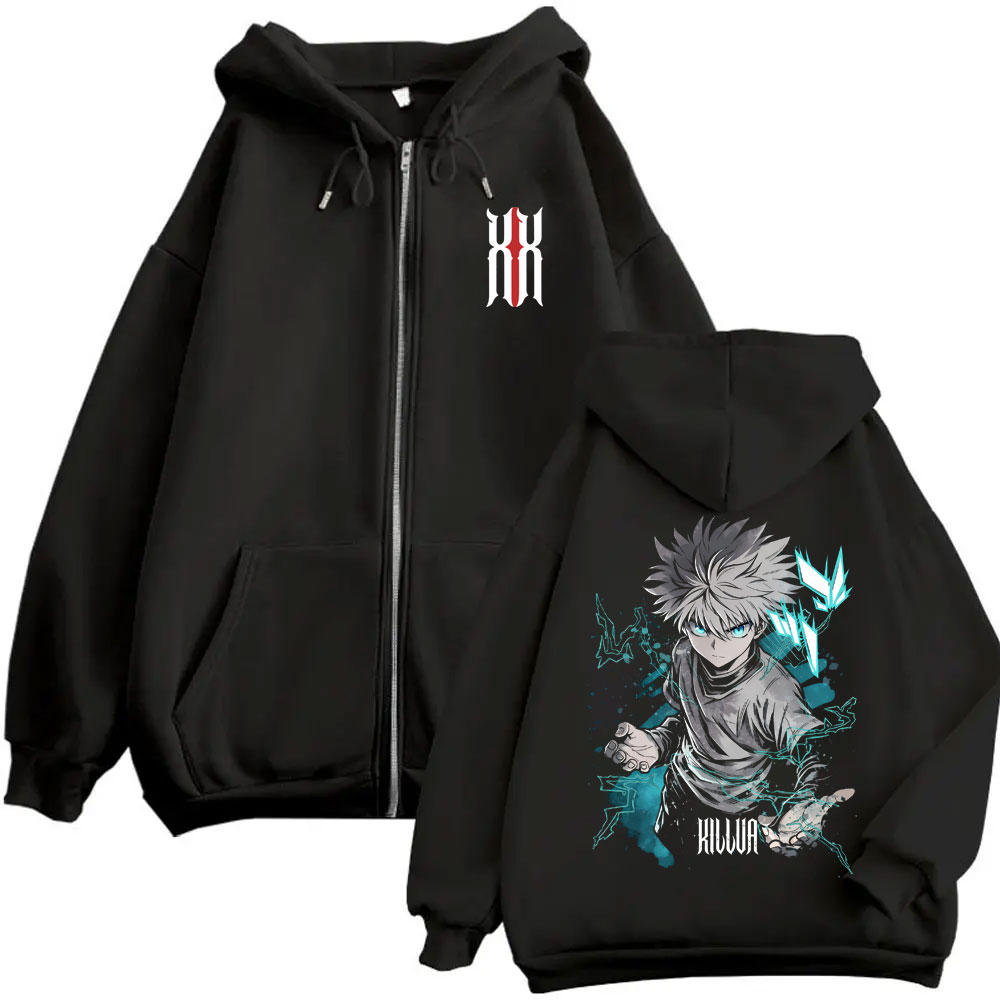 アニメハンター × ハンターキルア・ゾルディックグッズジッパ - Cosplay Anime Killua Zoldyck のレビューと価格