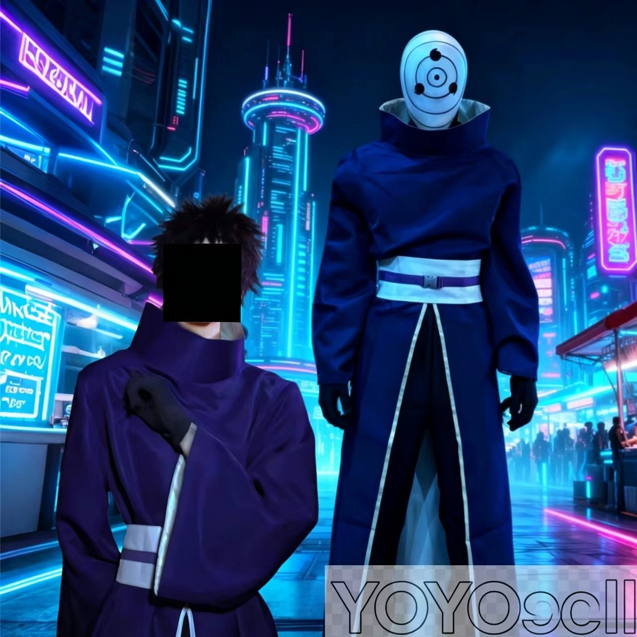 うちはオビトコスプレ衣装アニメ忍者忍者暁ローブハロウィンカー - Anime Cosplay Obito のレビューと価格