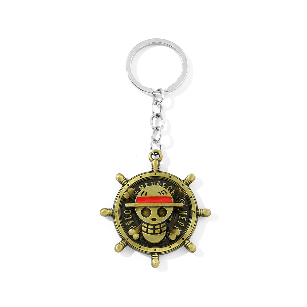 アニメアクセサリーワンピースキーホルダー麦わら海賊団コンパス - One Piece Straw Hat のレビューと価格