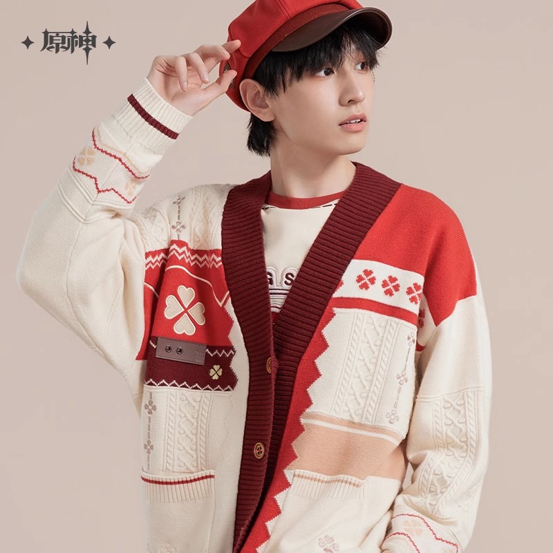 ゲーム原神インパクト公式正規品クレーテーマニットカーディガン - Anime Cosplay Diy のレビューと価格