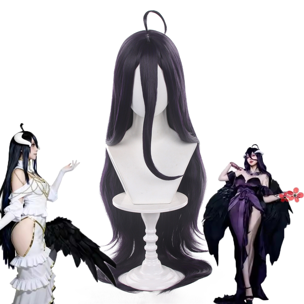 アルベド 100 センチメートルロングストレートコスプレウィ - Anime Cosplay Albedo のレビューと価格