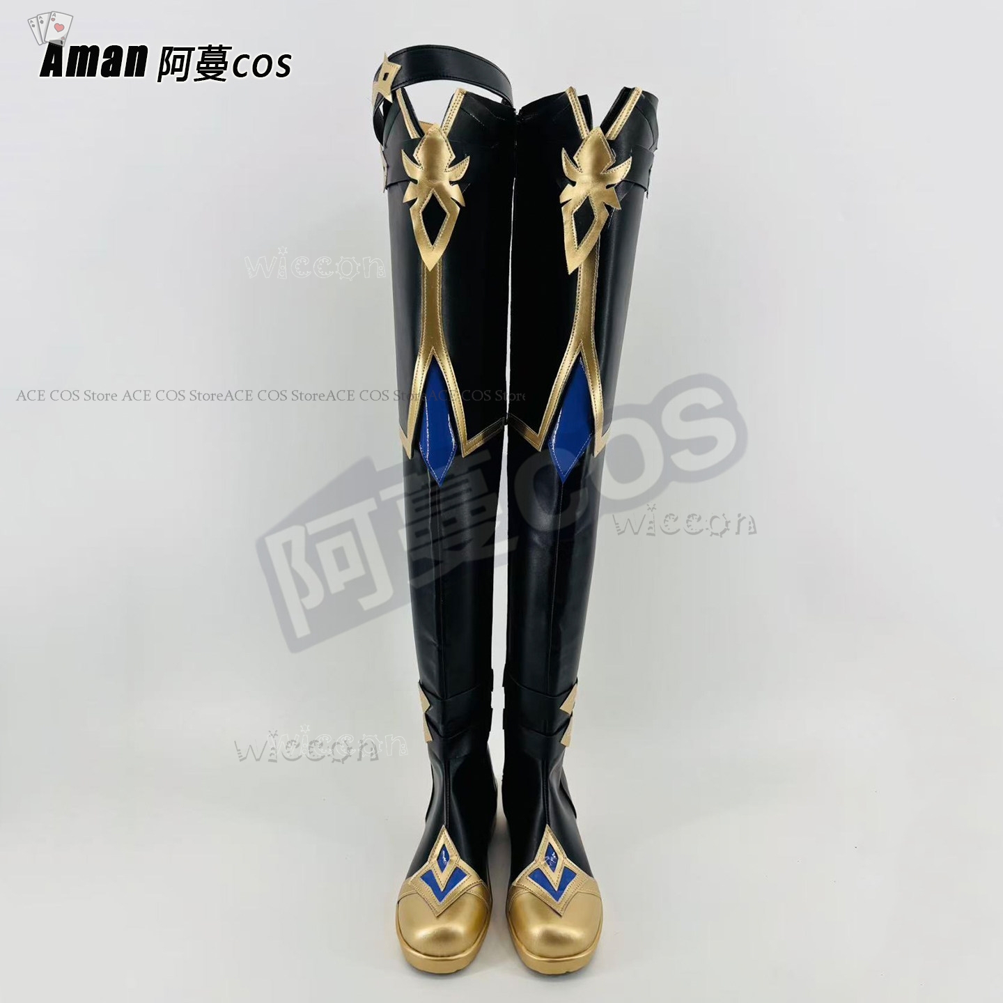 原神ローヘンハイニーブーツ - ユニセックスプラスサイズコス - Anime Cosplay Japanese のレビューと価格