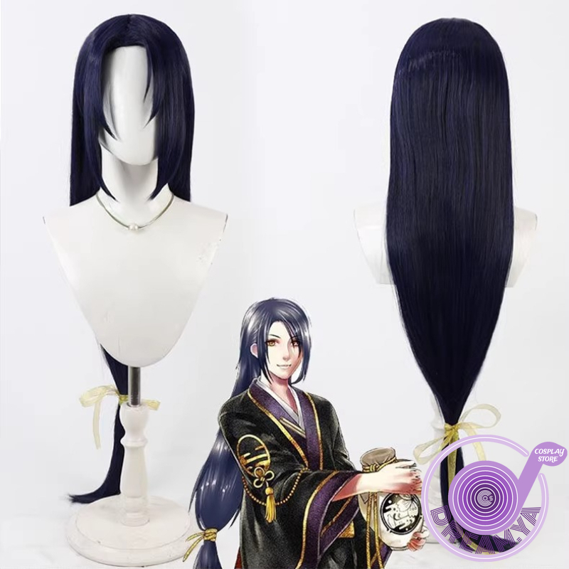 Jiroutachi コスプレウィッグ 刀剣乱舞 ネイビーブ - Anime Cosplay Long Hair のレビューと価格