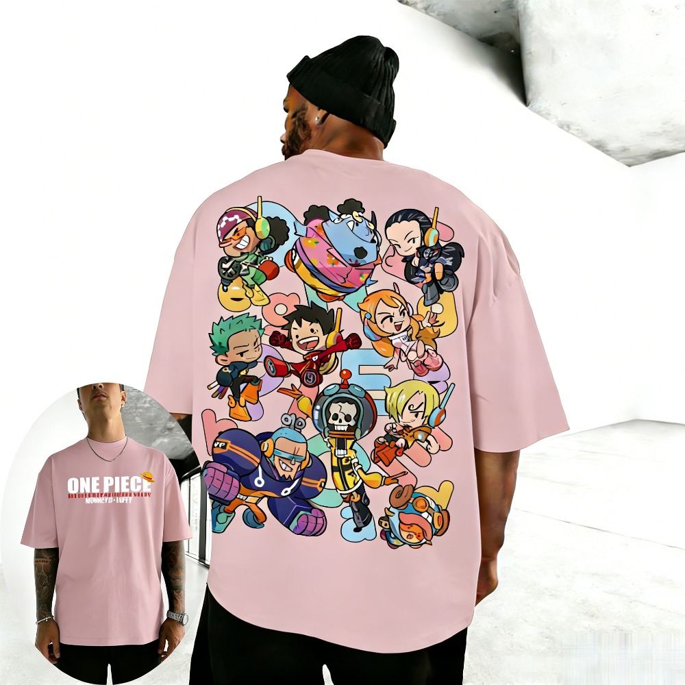 ユニセックス Tシャツ 麦わら帽子海賊 2026 夏新版原宿 - One Piece Straw Hat のレビューと価格