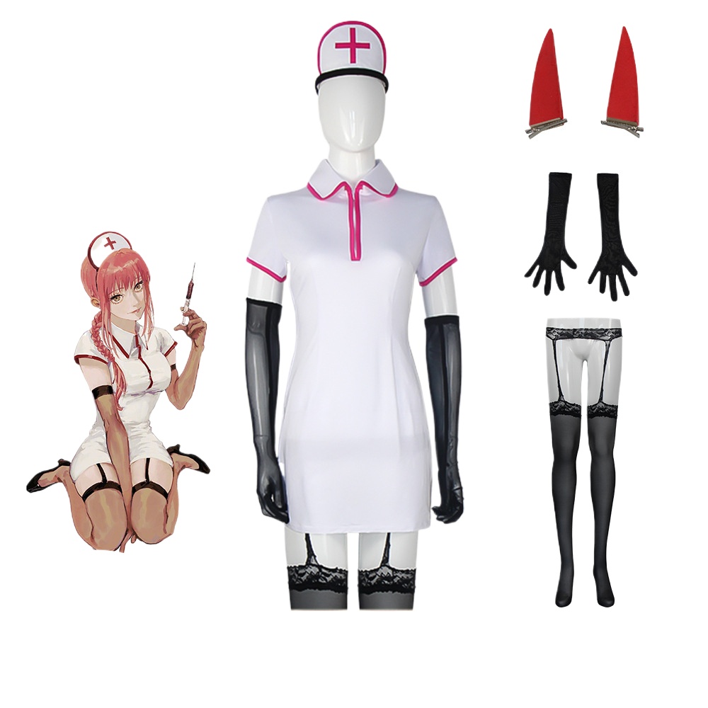 チェンソーマンコスチューム、アニメガール、マキマパワーコスプ - Anime Cosplay Makima のレビューと価格
