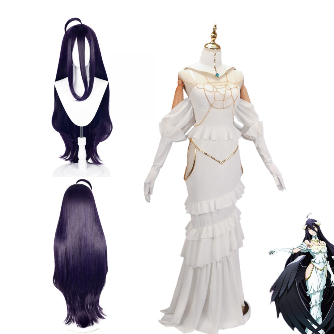 オーバーロード アルベド 純白悪魔アルベド コスプレ衣装ウィ - Anime Cosplay Albedo のレビューと価格