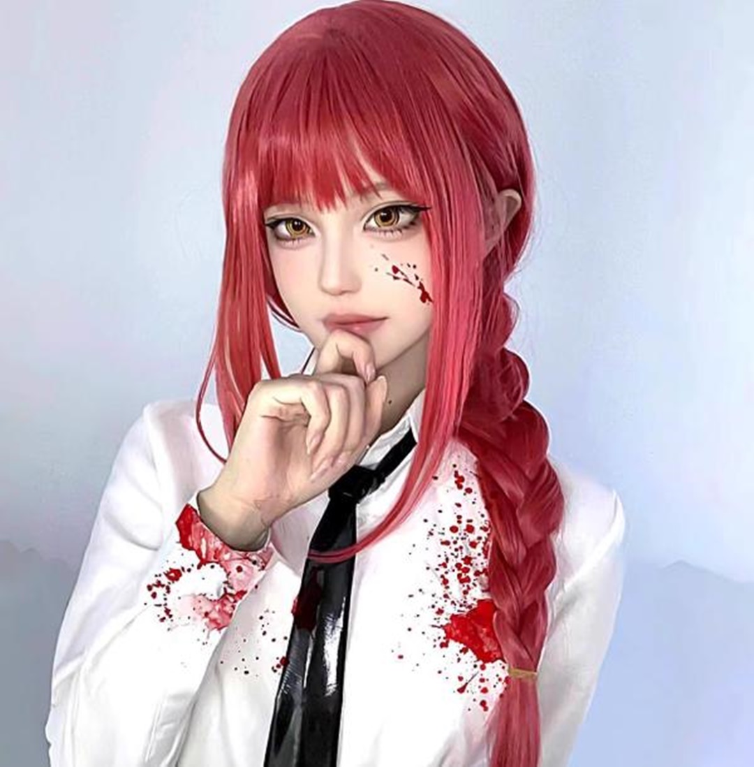 マキマウィッグ コスプレ女性用 アニメパーティーウィッグ - Anime Cosplay Makima のレビューと価格