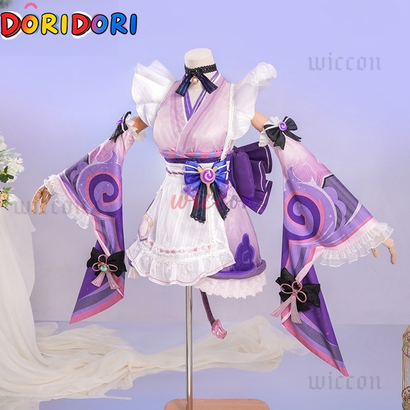 原神インパクト水月夢コスプレ衣装ウィッグドリームウィーバー耳 - Anime Cosplay Girl のレビューと価格