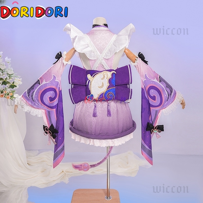原神インパクト水月夢コスプレ衣装ウィッグドリームウィーバー耳 - Anime Cosplay Girl のレビューと価格