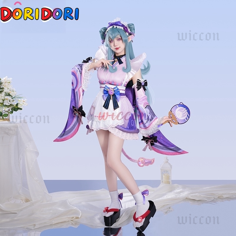 原神インパクト水月夢コスプレ衣装ウィッグドリームウィーバー耳 - Anime Cosplay Girl のレビューと価格