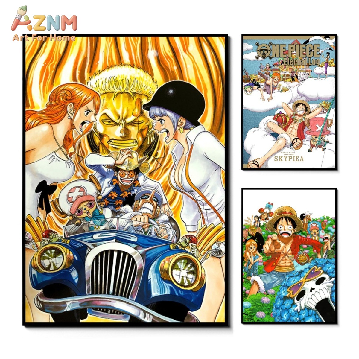 AZNM ワンピース 麦わらの一味 高級パーティー アニメ  - One Piece Straw Hat のレビューと価格