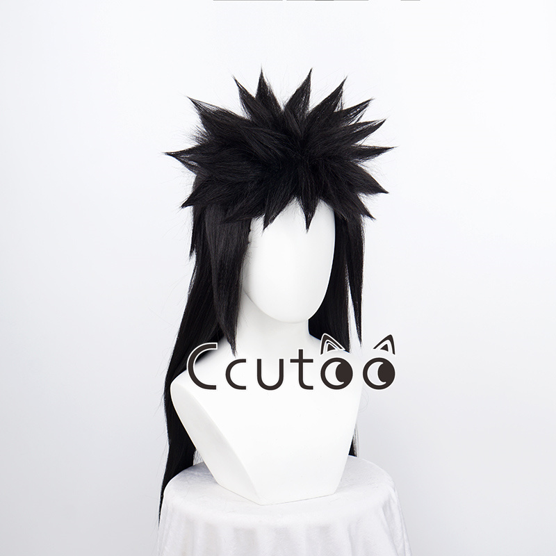 新しいアニメ怒っているうちはオビトコスプレ人工毛ロングブラッ - Anime Cosplay Obito のレビューと価格