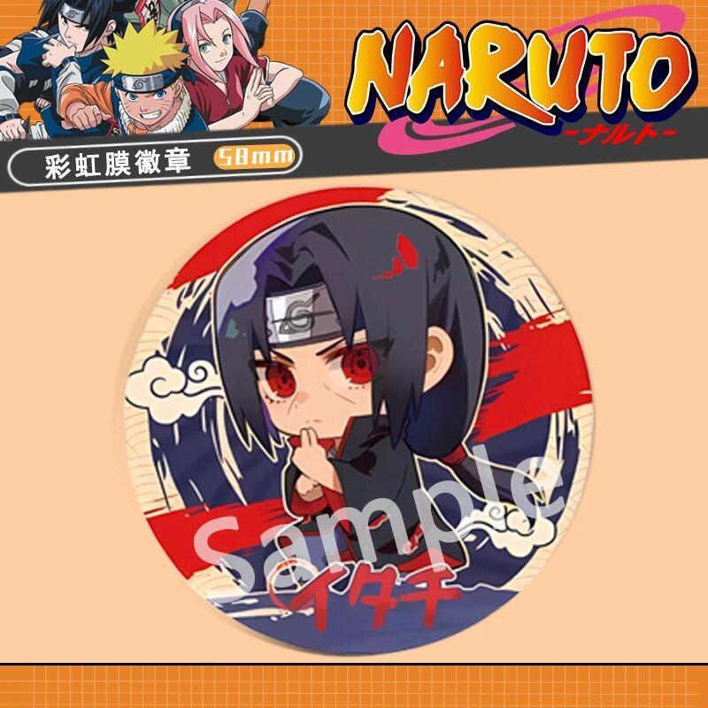 ナルトアニメバッジ鉄エナメルピンブローチマダライタチオビトナ - Anime Cosplay Obito のレビューと価格