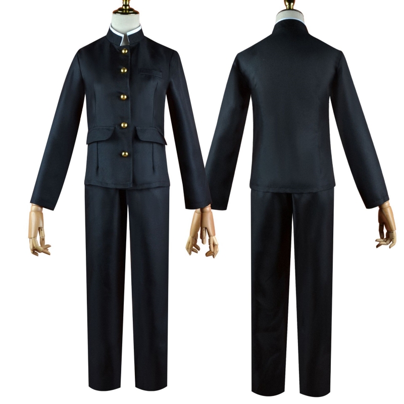 パワーマキマコスプレ衣装ウィッグロングジャケットコート黒スー - Anime Cosplay Makima のレビューと価格