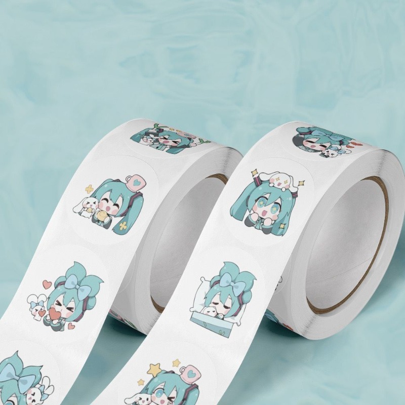 インスタ映えする可愛い初音ミクステッカー、漫画風装飾シール、 - Anime Cosplay Boy のレビューと価格