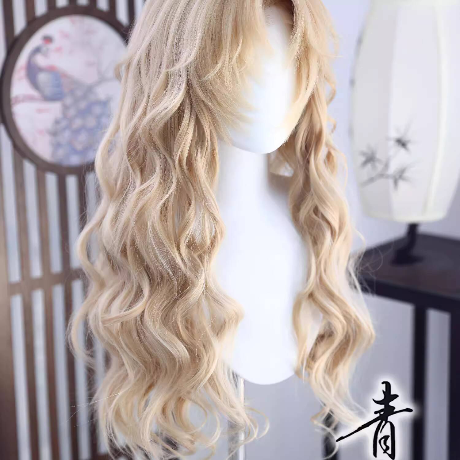 ヴェルモットベルモット風ウィッグコスプレ工藤新一毛利蘭女性ロ - Anime Cosplay Long Hair のレビューと価格