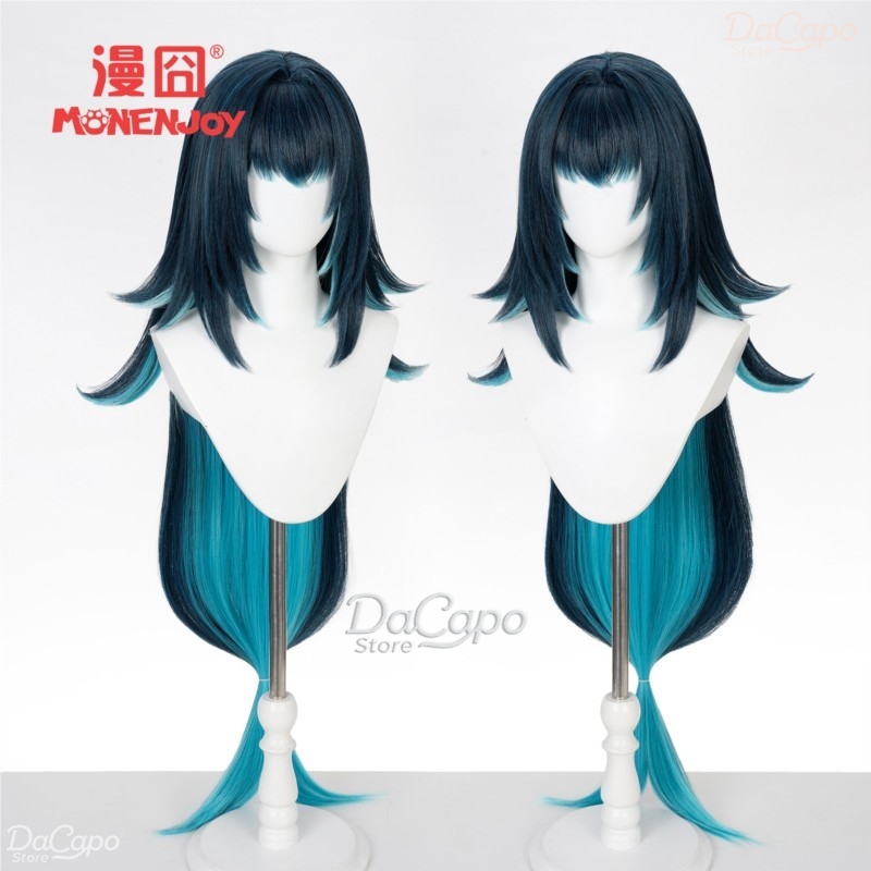 原神 ダニカ コスプレウィッグ アニメ 女性用 ダークグリー - Anime Cosplay Long Hair のレビューと価格