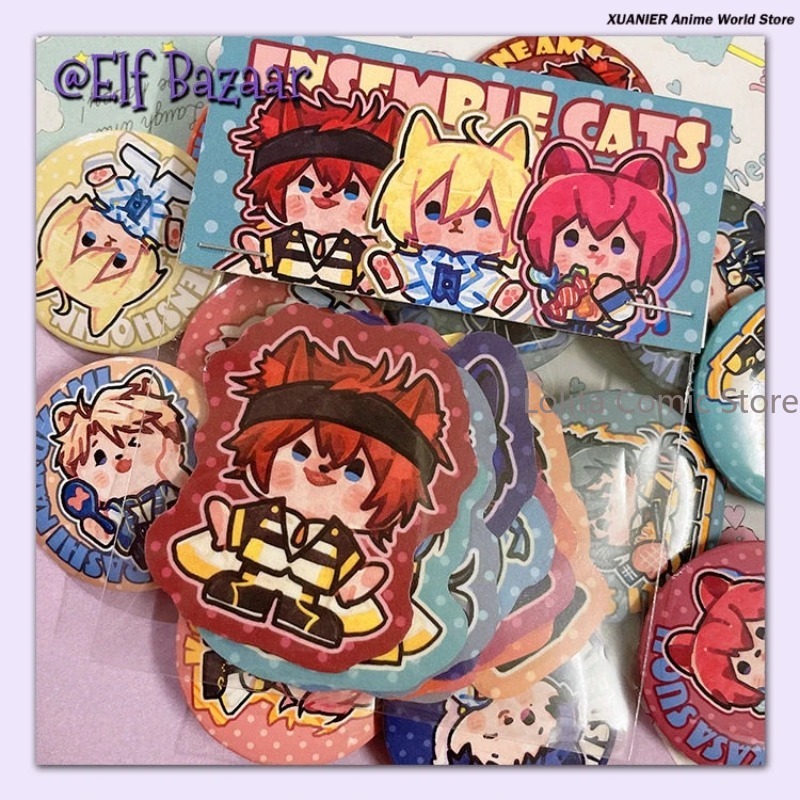 同人アンサンブルスターズシリーズアニメ漫画荷物ステッカーペー - Anime Cosplay Diy のレビューと価格